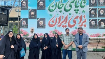 برپایی میز خدمت اداره کتابخانه‌های پیشوا در رزمایش جان‌فدا شهرستان