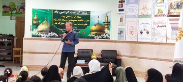 میلاد امام رضا در کتابخانه شهدای نوبهار قم