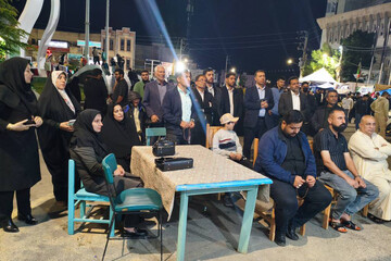 جهاد تبیین جنگ رمضان در شصت‌و دومین شب حضور مردم در خیابان - غرفه فرهنگی کتابخانه‌ ایران