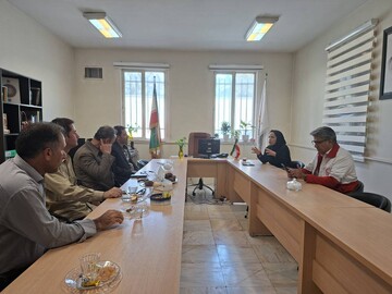 حضور رییس اداره منابع طبیعی شهرستان شهریار در اداره کتابخانه‌های عمومی این شهرستان