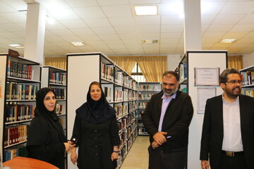 بازدید سرکار خانم هدی رضایی بدر، سرپرست اداره کل ترویج کتابخوانی و امور فرهنگی نهاد کتابخانه های عمومی کشور از کتابخانه های عمومی استان البرز