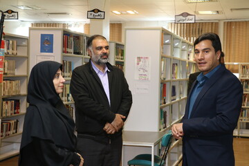 بازدید سرکار خانم هدی رضایی بدر، سرپرست اداره کل ترویج کتابخوانی و امور فرهنگی نهاد کتابخانه های عمومی کشور از کتابخانه های عمومی استان البرز