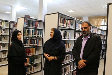 بازدید سرکار خانم هدی رضایی بدر، سرپرست اداره کل ترویج کتابخوانی و امور فرهنگی نهاد کتابخانه های عمومی کشور از کتابخانه های عمومی استان البرز