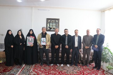 دیدار با خانواده پاسدار شهید کاظم شافعی؛ شهید جنگ رمضان