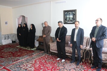 دیدار با خانواده پاسدار شهید کاظم شافعی؛ شهید جنگ رمضان