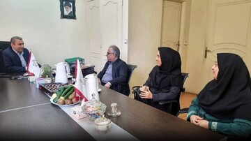 دیدار رئیس اداره کتابخانه‌های شهرستان ری با رئیس جدید اداره فرهنگ و ارشاد اسلامی این شهرستان