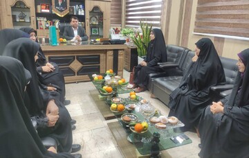 رئیس اداره کتابخانه های عمومی شهرستان قرچک با رئیس اداره آموزش و پرورش قرچک دیدار کرد