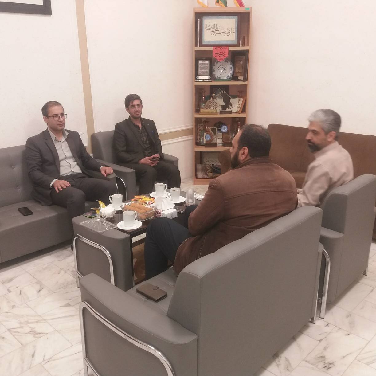 دیدار فرماندار شهرستان بویین میاندشت با مدیرکل کتابخانههای عمومی استان اصفهان