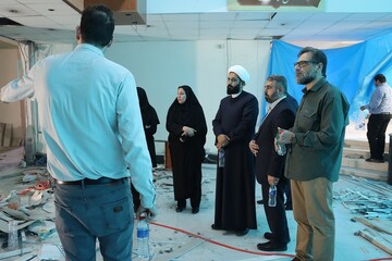 بازدید از کتابخانه مرکزی خوزستان