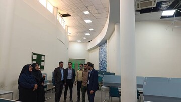 بازدید رییس سازمان برنامه وبودجه از کتابخانه مرکزی