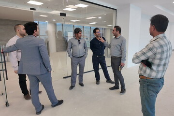 بازدید مدیرکل توسعه کتابخانه‌های نهاد از پروژه کتابخانه مرکزی