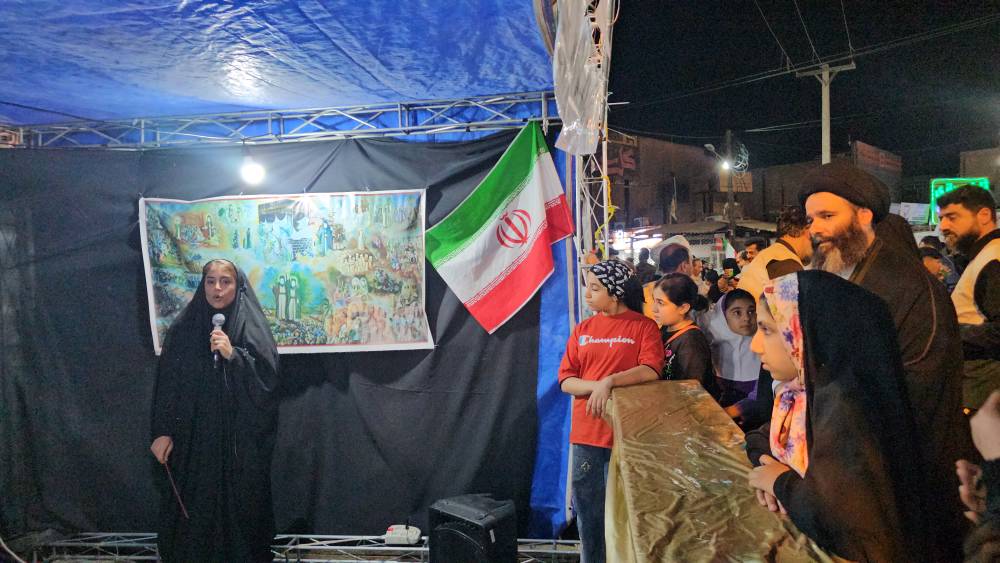 برپایی موکب فرهنگی کتابخانه عمومی حر ریاحی شوش؛ پیوند شور انقلابی با ترویج کتاب و فرهنگ