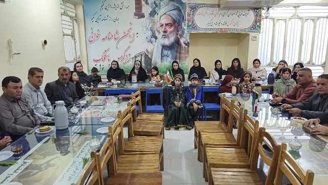 بیست‌وهفتمین نشست ادبی شاهنامه‌خوانی در کتابخانه عمومی شهید مصطفی خمینی باغملک برگزار شد