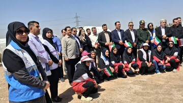 مانور امداد و نجات جمعیت هلال‌احمر شهرستان حمیدیه