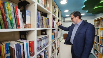 آیین بهره‌برداری از ششمین کتابخانه سیار استان زنجان