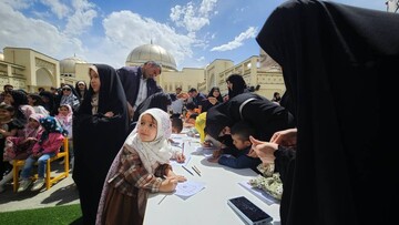 آیین بهره‌برداری از ششمین کتابخانه سیار استان زنجان