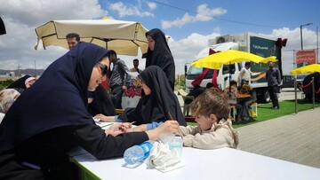 آیین بهره‌برداری از ششمین کتابخانه سیار استان زنجان