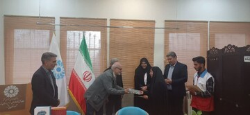 تجلیل از جهادگران کتابخوان هلال احمر  در شهرستان پیشوا