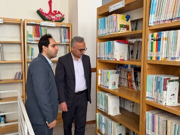 سفر یک روزه مدیرکل کتابخانه‌های عمومی استان یزد به شهرستان‌‌های خاتم و مروست