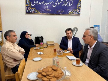سفر یک روزه مدیرکل کتابخانه‌های عمومی استان یزد به شهرستان‌‌های خاتم و مروست