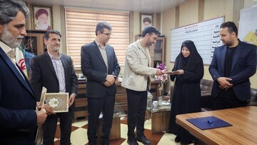 آیین تکریم و معارفه سرپرست کتابخانه‌های شهرستان سلطانیه برگزار شد