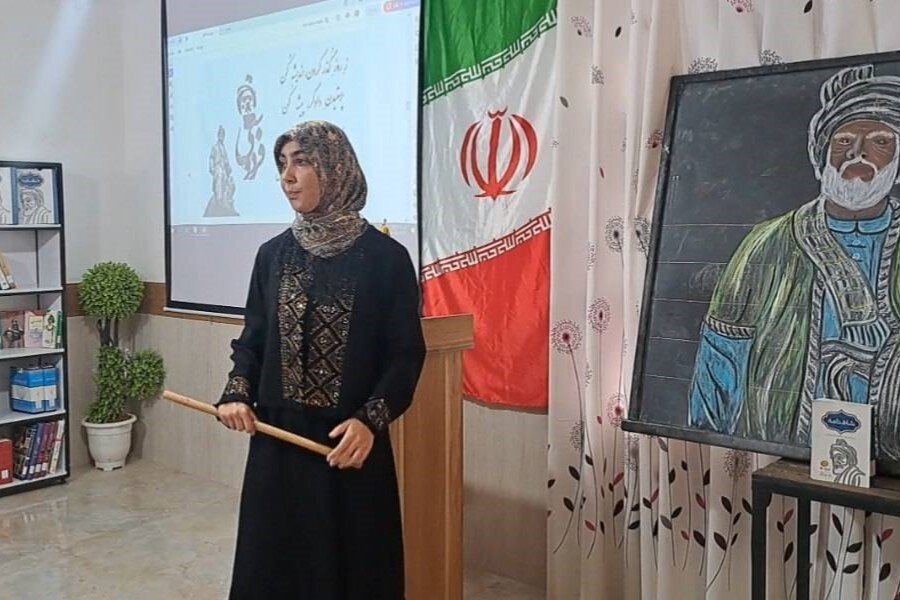 بزرگداشت حماسه فردوسی و پاسداشت زبان فارسی در کتابخانه عمومی شهدای ابویسان شهرستان جغتای