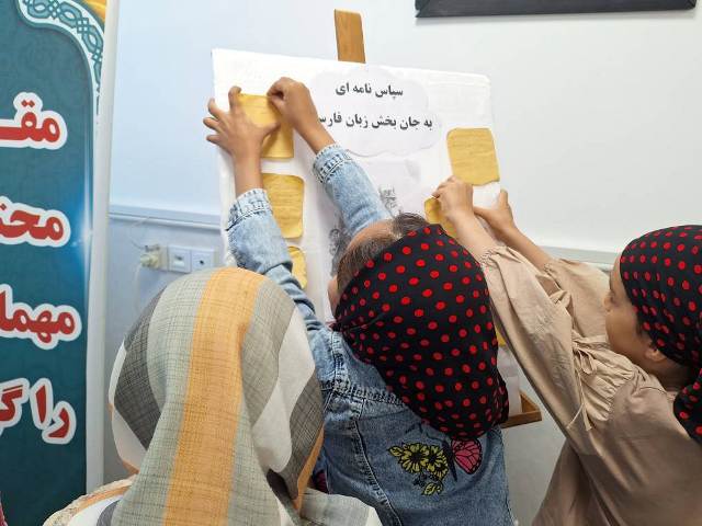 کودکان سرخه در مسیر حماسه‌خوانی؛ برگزاری کارگاه «حماسه‌خوانان کوچک»