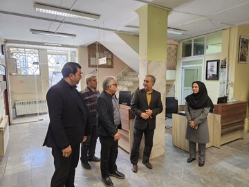 دیدار رئیس اداره کتابخانه‌های عمومی شهرستان پردیس  با بخشدار وشهردار شهر سعیدآباد جاجرود