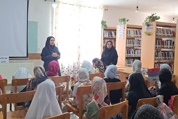 تبلور دانایی و تندرستی در ویژه‌برنامه «کتاب، بستر سلامت» در کتابخانه شهدای ابویسان شهرستان جغتای