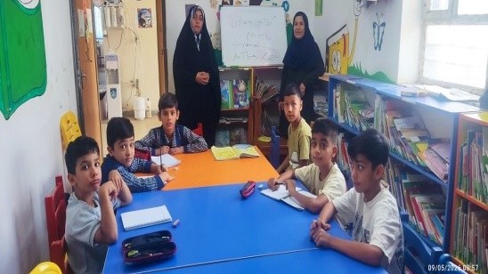 برگزاری کلاسهای درس در کتابخانه عمومی رضوان بهبهان