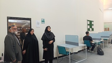 آیین بازگشایی کتابخانه مرکزی