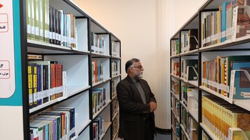 آیین بازگشایی کتابخانه مرکزی