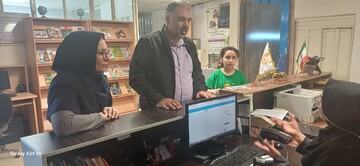بازدید علی معدنی پور از کتابخانه های عمومی شهرستان نظرآباد