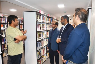 بازدید مدیرکل عمرانی نهاد از کتابخانه های فارس