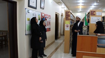 بازدید از کتابخانه شهید سید مرتضی شفیعی اهواز