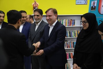 آیین افتتاح کتابخانه شهدای بُنداروز شهرستان شتستان استان بوشهر
