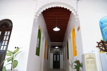 بنای تاریخی کتابخانه مصلحیان بوشهر پس از بازسازی و مرمت