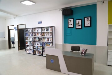 بخش‌های مختلف کتابخانه عمومی شهدای بُنداروز دشتستان