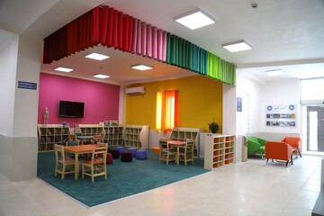 بخش‌های مختلف کتابخانه عمومی شهدای بُنداروز دشتستان