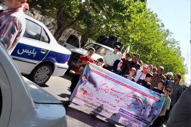 برگزاری همایش پیادهروی خانوادگی با محوریت ترویج فرهنگ مطالعه و ارتقای سلامت جامعه در شهرستان داورزن