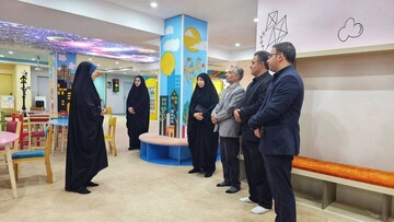 بازدیدشهردار سلطانیه از کتابخانه عمومی سیدافضل موسوی زنجان