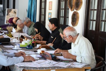 رویداد هنری «مشق ولایت» در کتابخانه عمومی مصلحیان بوشهر