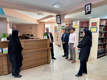 سفر یک روزه مدیرکل کتابخانه‌های عمومی استان یزد به شهرستان‌ مهریز