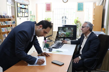 سفر یک روزه مدیرکل کتابخانه‌های عمومی استان یزد به شهرستان‌ مهریز