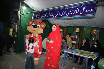از لبخند کودکان در ایستگاه نقاشی تا استقبال گرم بزرگترها از منابع مطالعاتی غدیر در غرفه کتابخانه‌های عمومی چهارمحال و بختیاری