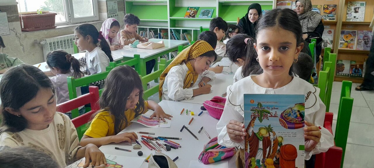کتابخانه‌های عمومی ابهر میزبان برنامه‌های متنوع عیدغدیر برای کودکان و نوجوانان شدند