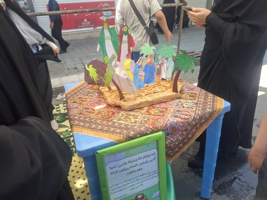 برپایی موکب فرهنگی به مناسبت غدیر خم/ تماشایِ شکوه امامت و ولایت از دریچه کتاب