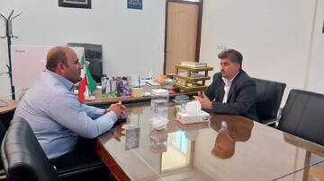 دیدار سرپرست اداره کتابخانه‌های عمومی باغملک با بخشدار و شهردار میداوود
