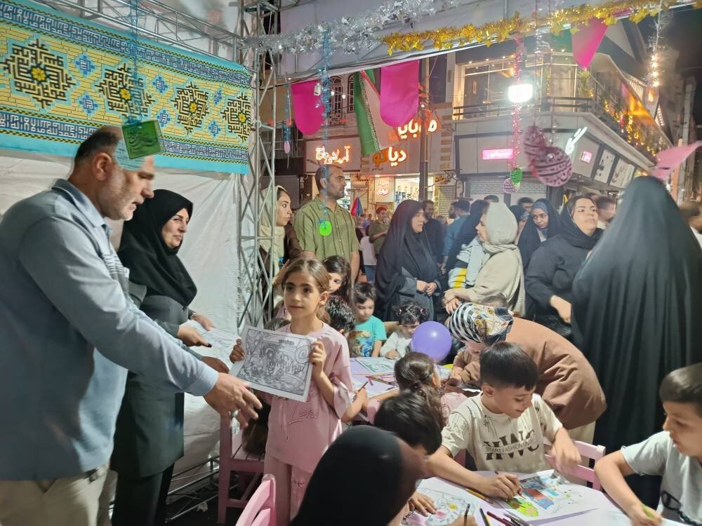 برپایی غرفه های فرهنگی در عید ولایت به همت کتابداران استان تهران