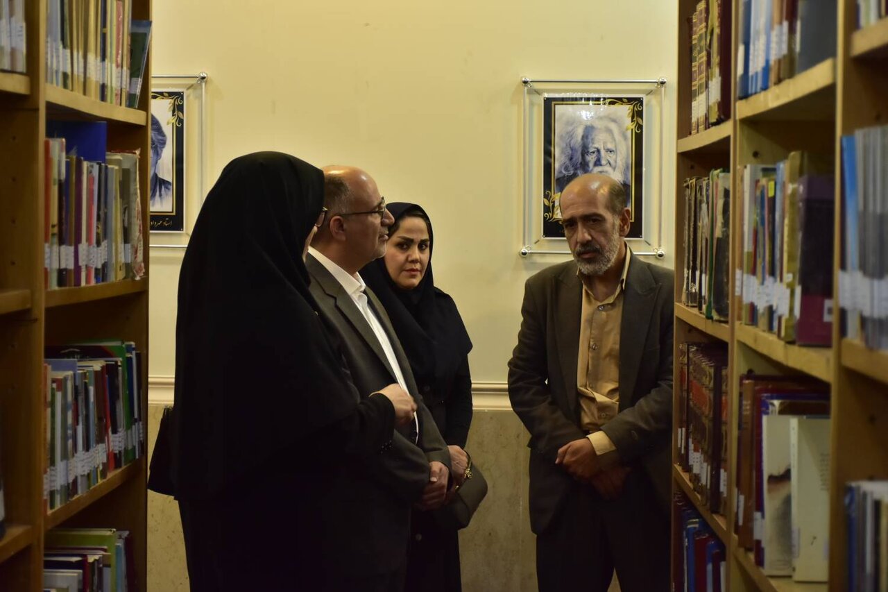 افتتاح بخش پژوهشگران کتابخانه علامه شهیدی با حضور مشاور وزیر فرهنگ و ارشاد اسلامی